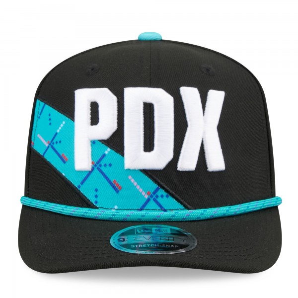 Бейсболка Portland Trail Blazers New Era 2025/26 City Edition 9SEVENTY - Black