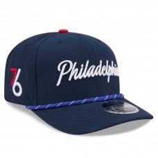 Бейсболка Philadelphia 76ers New Era 2025/26 City Edition 9SEVENTY - Navy