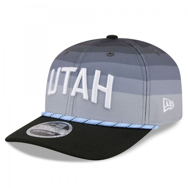 Бейсболка Utah Jazz New Era 2025/26 City Edition 9SEVENTY - Gray/Black
