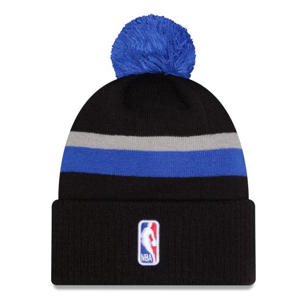 Шапка с помпоном Dallas Mavericks New Era 2025/26 City Edition - Black/Blue