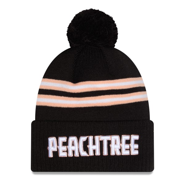 Шапка с помпоном Atlanta Hawks New Era 2025/26 City Edition - Black