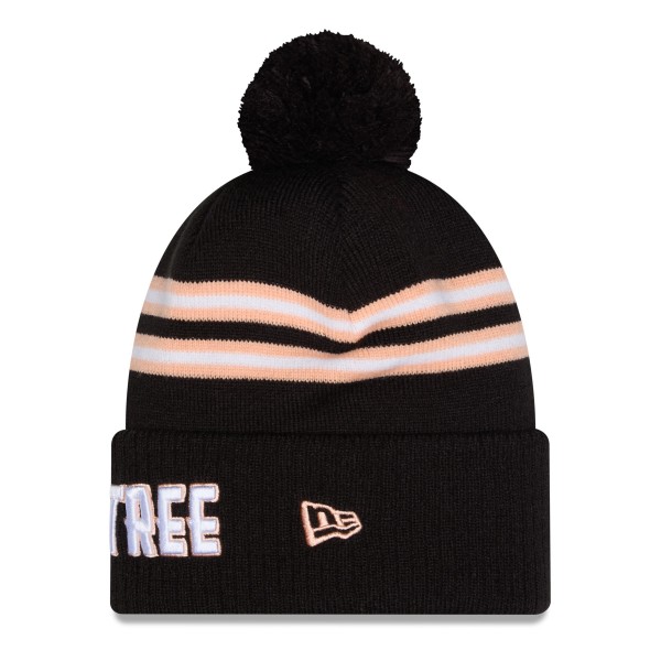 Шапка с помпоном Atlanta Hawks New Era 2025/26 City Edition - Black