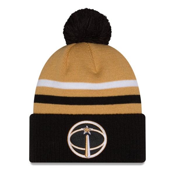 Шапка с помпоном Washington Wizards New Era 2025/26 City Edition - Gold/Black