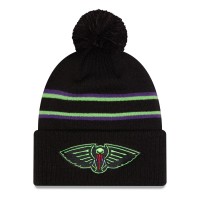 Шапка с помпоном New Orleans Pelicans New Era 2025/26 City Edition - Black