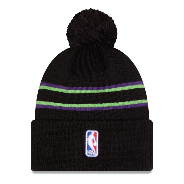 Шапка с помпоном New Orleans Pelicans New Era 2025/26 City Edition - Black