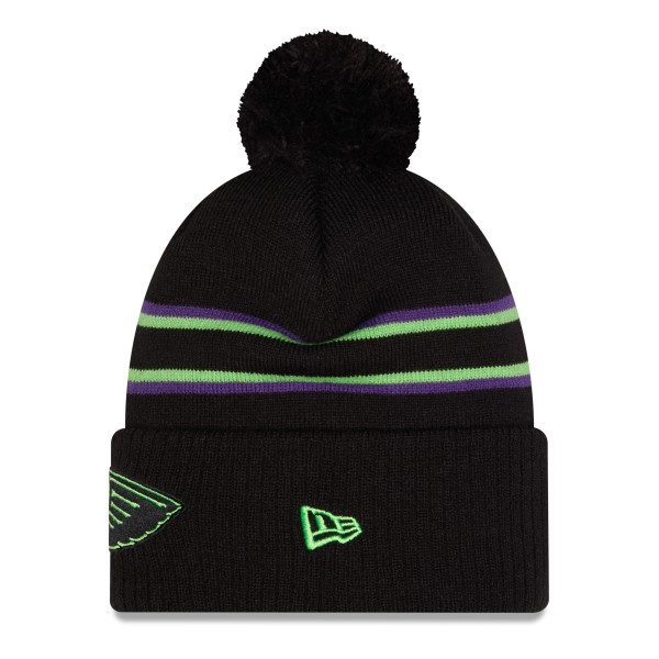 Шапка с помпоном New Orleans Pelicans New Era 2025/26 City Edition - Black
