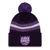 Шапка с помпоном Sacramento Kings New Era 2025/26 City Edition - Purple