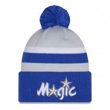 Шапка с помпоном Orlando Magic New Era 2025/26 City Edition - Gray/Blue
