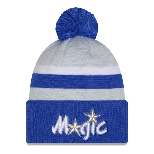 Шапка с помпоном Orlando Magic New Era 2025/26 City Edition - Gray/Blue