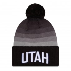 Шапка с помпоном Utah Jazz New Era 2025/26 City Edition - Gray/Black