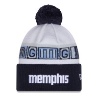 Шапка с помпоном Memphis Grizzlies New Era 2025/26 City Edition - Navy/White