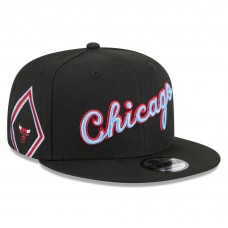 Подростковая Chicago Bulls New Era Black 2025/26 City Edition 9FIFTY Snapback Hat