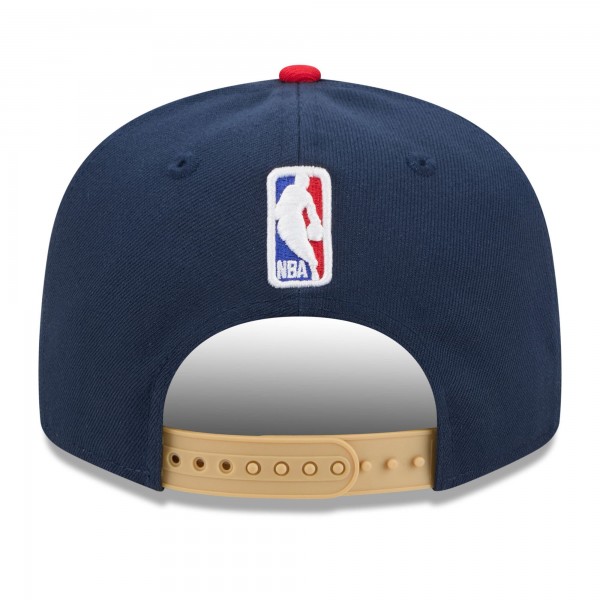 Подростковая Philadelphia 76ers New Era Navy 2025/26 City Edition 9FIFTY Snapback Hat