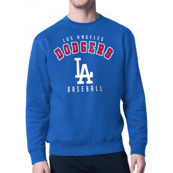 Los Angeles Dodgers Starter Royal Team Logo Fleece Pullover Sweatshirt