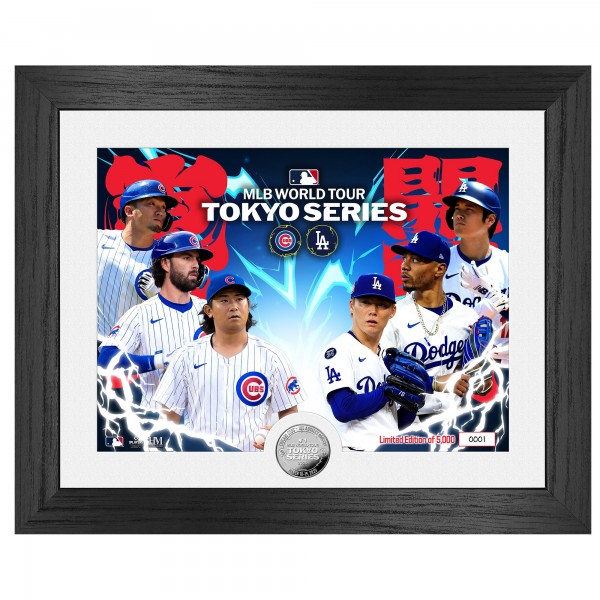 Los Angeles Dodgers vs. Chicago Cubs Highland Mint 2025 MLB World Tour: Tokyo Series 13 x 16 Silver Coin Photo Mint