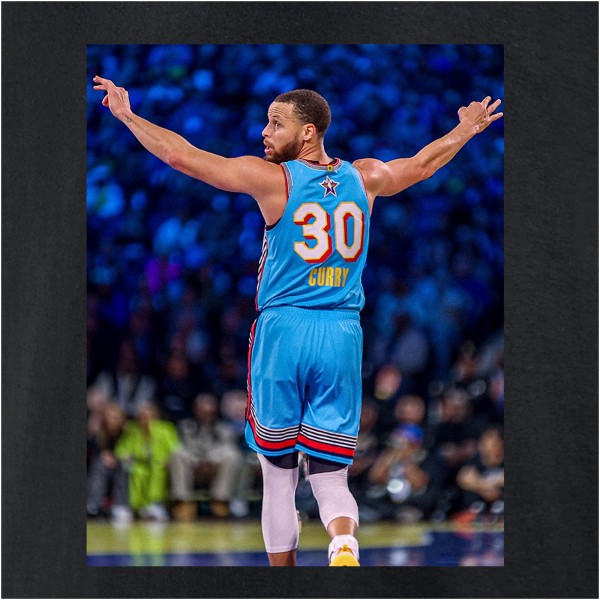 Футболка Stephen Curry Black NBA Game Frames All-Star Game
