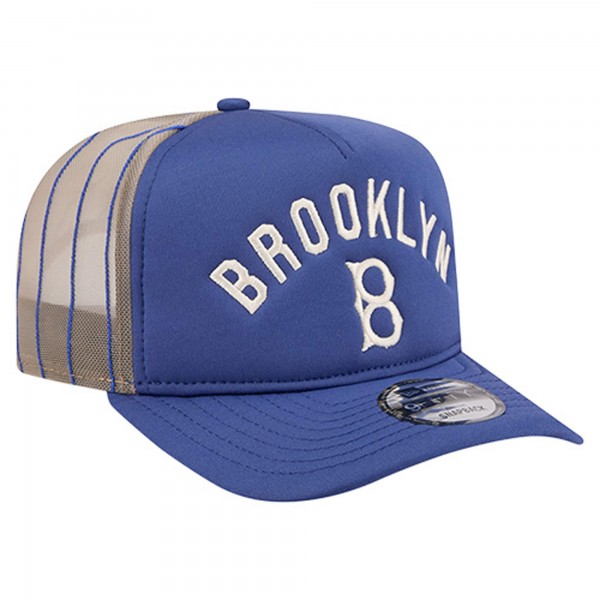 Бейсболка Los Angeles Dodgers New Era Royal Vintage Arched Foam Front 9FIFTY A-Frame