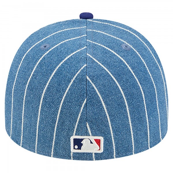 Бейсболка Los Angeles Dodgers New Era Blue/Royal Parallel A-Frame 59FIFTY