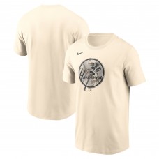 New York Yankees Nike Cream Camo Logo T-Shirt
