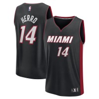 Игровая джерси Youth Miami Heat Tyler Herro Black Fast Break Replica Player - Icon Edition