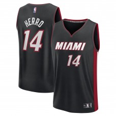 Игровая джерси Youth Miami Heat Tyler Herro Black Fast Break Replica Player - Icon Edition