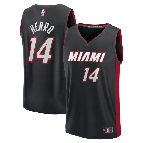 Игровая джерси Youth Miami Heat Tyler Herro Black Fast Break Replica Player - Icon Edition