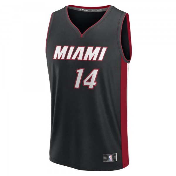 Игровая джерси Youth Miami Heat Tyler Herro Black Fast Break Replica Player - Icon Edition