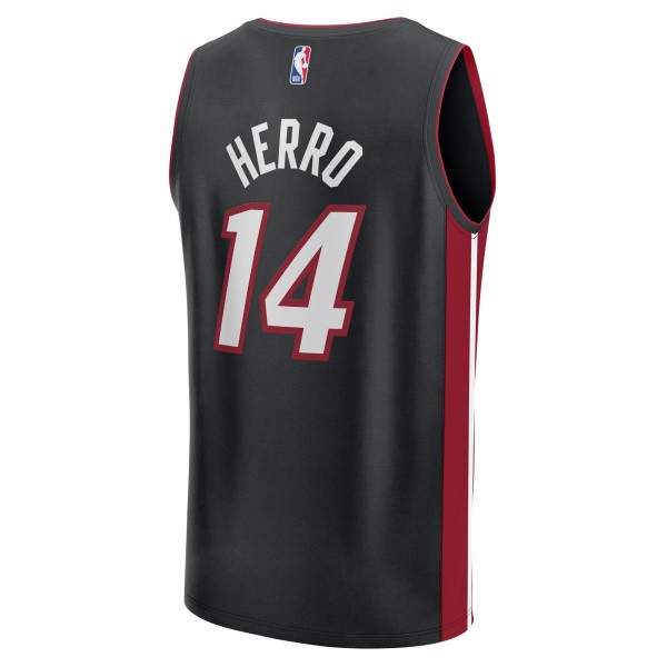 Игровая джерси Youth Miami Heat Tyler Herro Black Fast Break Replica Player - Icon Edition