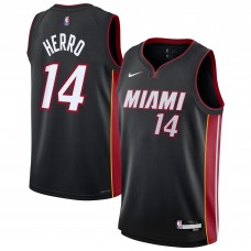 Подростковая Miami Heat Tyler Herro Nike Black Swingman Jersey - Icon Edition