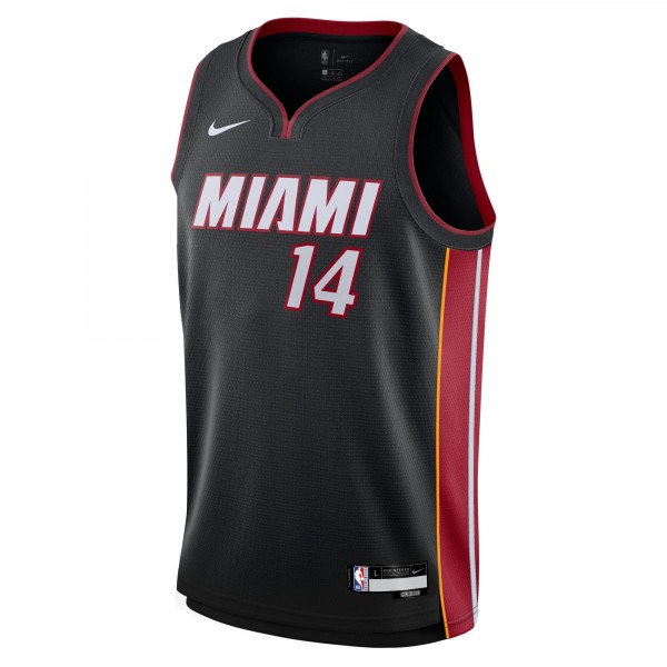 Подростковая Miami Heat Tyler Herro Nike Black Swingman Jersey - Icon Edition