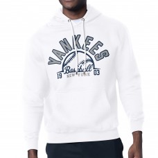 Толстовка New York Yankees Starter White Half Ball Team Graphic