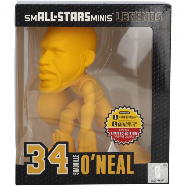 Shaquille ONeal Los Angeles Lakers smALL-STARS Minis Rare Solid Color Variant 6 Vinyl Figurine