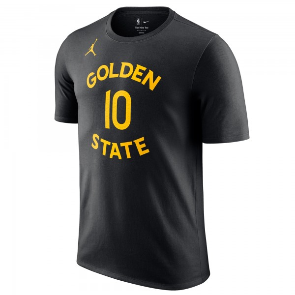 Golden State Warriors Jimmy Butler III Jordan Brand Black Statement Edition Name & Number T-Shirt