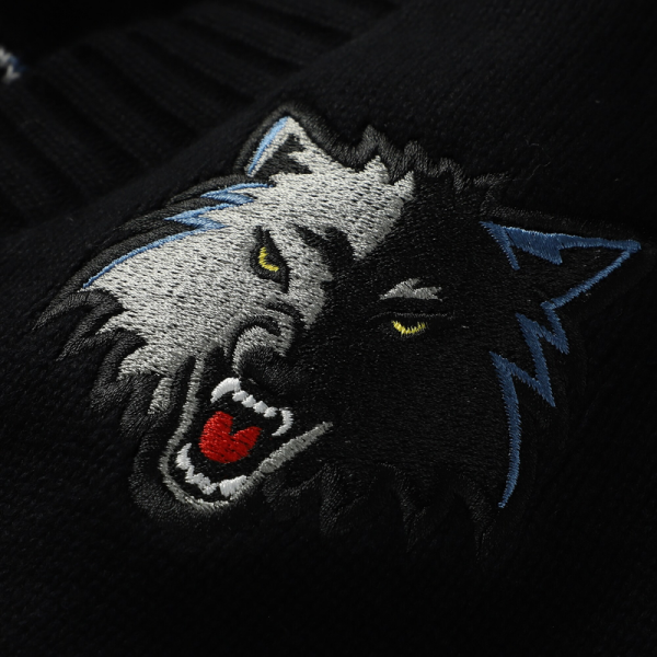 Unisex Minnesota Timberwolves The Wild Collective Black City Edition Full-Button Cardigan