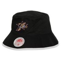 Панама Philadelphia 76ers Mitchell & Ness Black Flip It Reversible