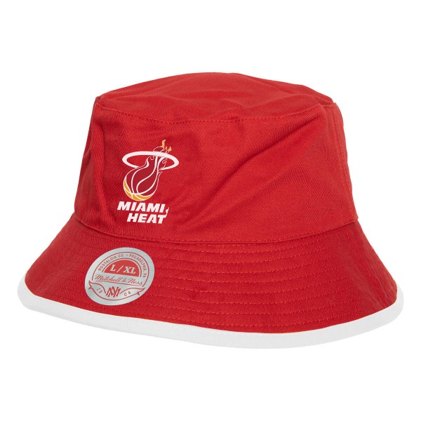 Панама Miami Heat Mitchell & Ness Black Flip It Reversible