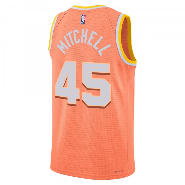 Джерси Donovan Mitchell Cleveland Cavaliers Nike Unisex 2025/26 Swingman - Orange - City Edition