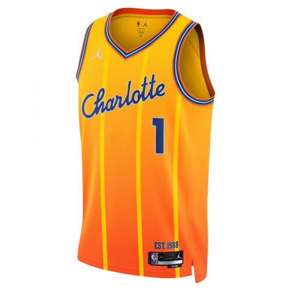 Джерси LaMelo Ball Charlotte Hornets Jordan Brand Unisex 2025/26 Swingman - Orange - City Edition