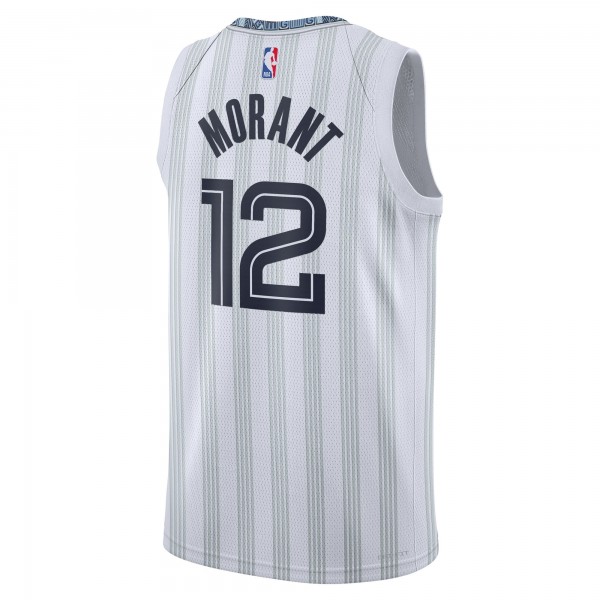 Джерси Ja Morant Memphis Grizzlies Nike Unisex 2025/26 Swingman - White - City Edition