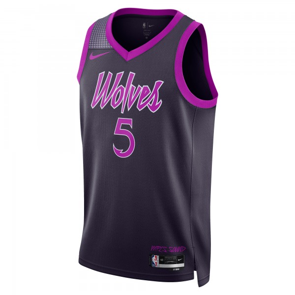 Джерси Anthony Edwards Minnesota Timberwolves Nike Unisex 2025/26 Swingman - Purple - City Edition