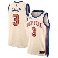 Джерси Josh Hart New York Knicks Nike Unisex 2025/26 Swingman - Cream - City Edition