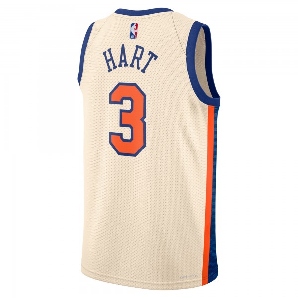 Джерси Josh Hart New York Knicks Nike Unisex 2025/26 Swingman - Cream - City Edition
