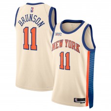 Джерси Jalen Brunson New York Knicks Nike Unisex 2025/26 Swingman - Cream - City Edition