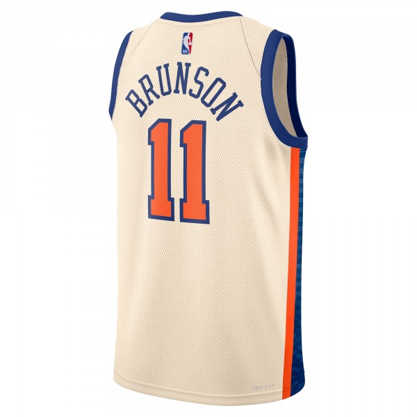 Джерси Jalen Brunson New York Knicks Nike Unisex 2025/26 Swingman - Cream - City Edition