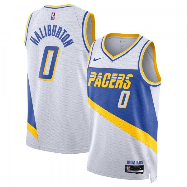 Джерси Tyrese Haliburton Indiana Pacers Nike Unisex 2025/26 Swingman - White - City Edition