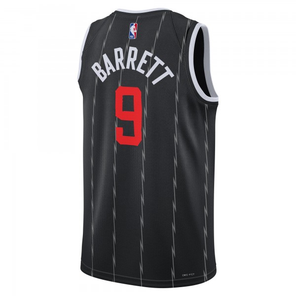 Джерси RJ Barrett Toronto Raptors Nike Unisex 2025/26 Swingman - Black - City Edition
