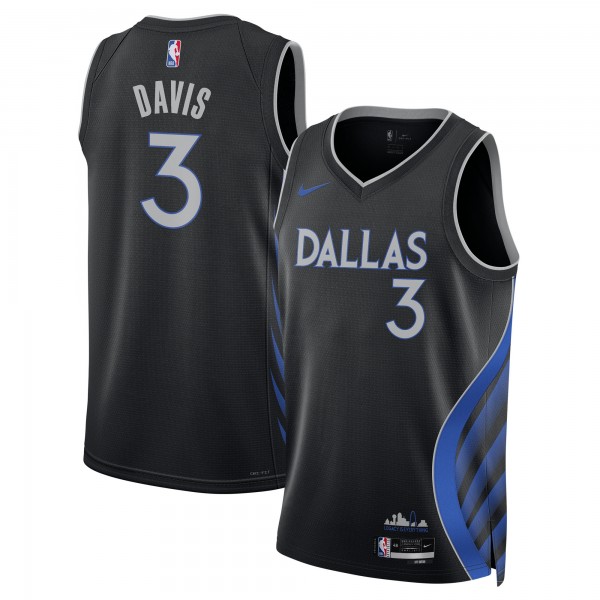 Джерси Anthony Davis Dallas Mavericks Nike Unisex 2025/26 Swingman - Black - City Edition