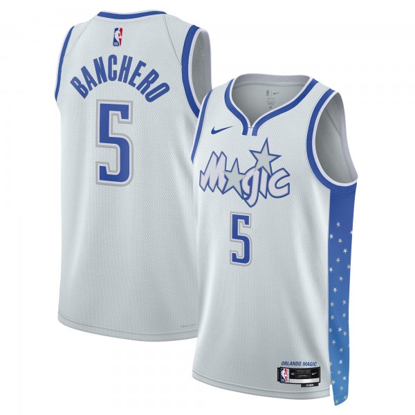 Джерси Paolo Banchero Orlando Magic Nike Unisex 2025/26 Swingman - Silver - City Edition