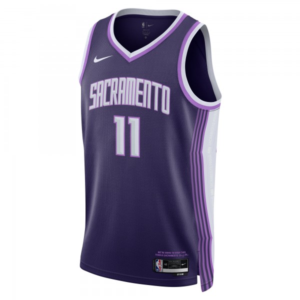 Джерси Domantas Sabonis Sacramento Kings Nike Unisex 2025/26 Swingman - Purple - City Edition