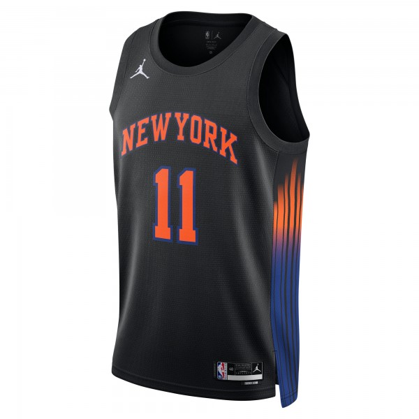 Джерси Unisex New York Knicks Jalen Brunson Jordan Brand Black Swingman - Statement Edition